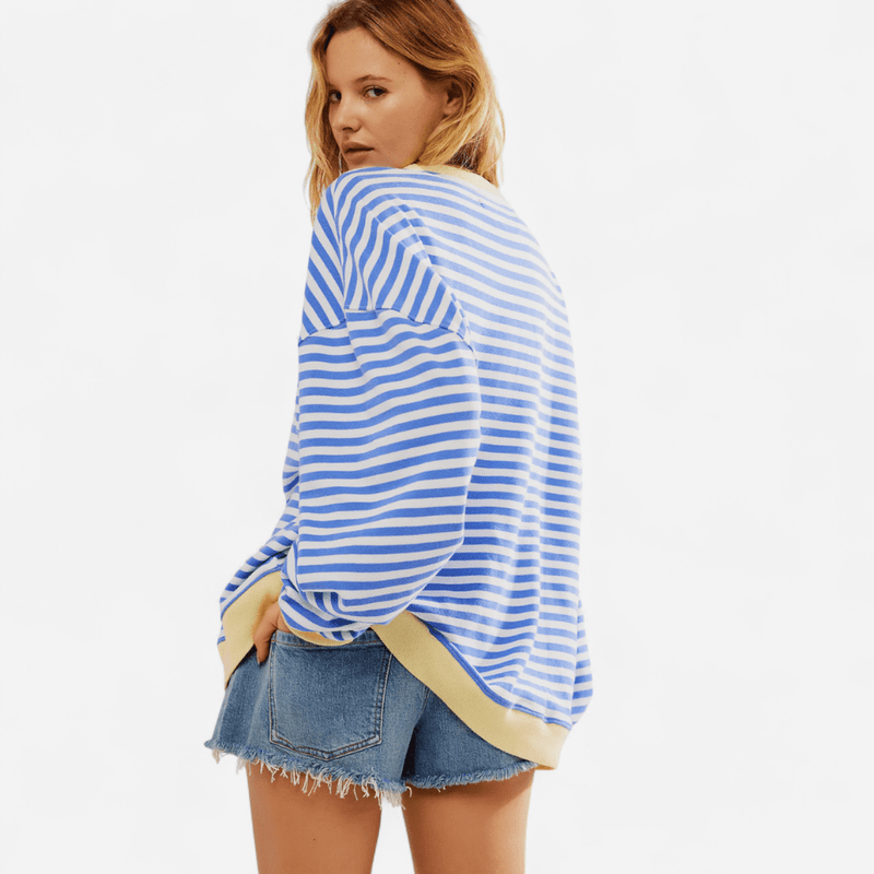 Chandail rayé oversize
