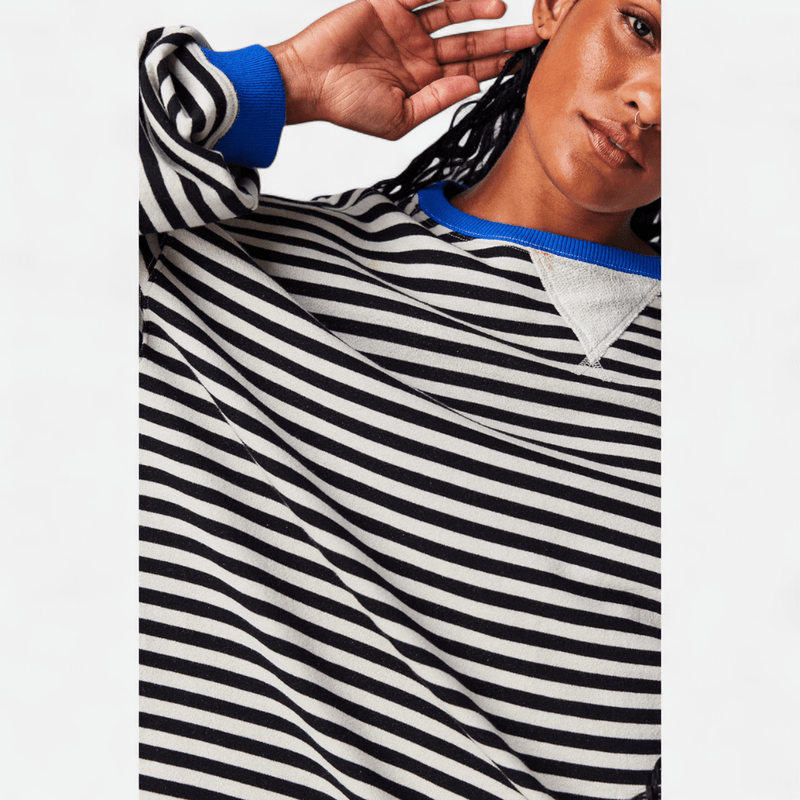Chandail rayé oversize