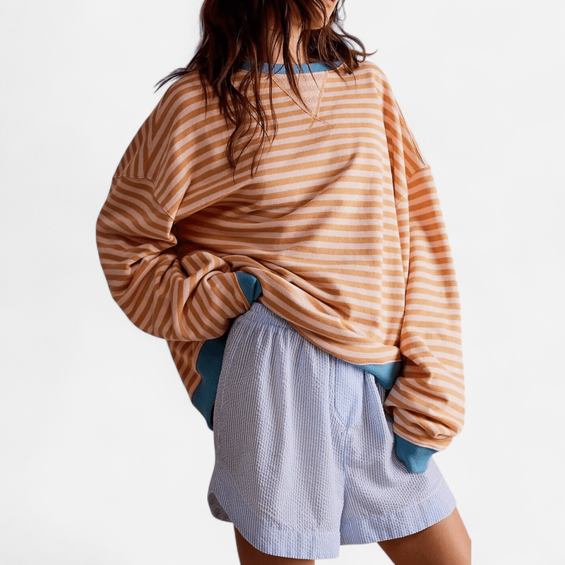 Chandail rayé oversize