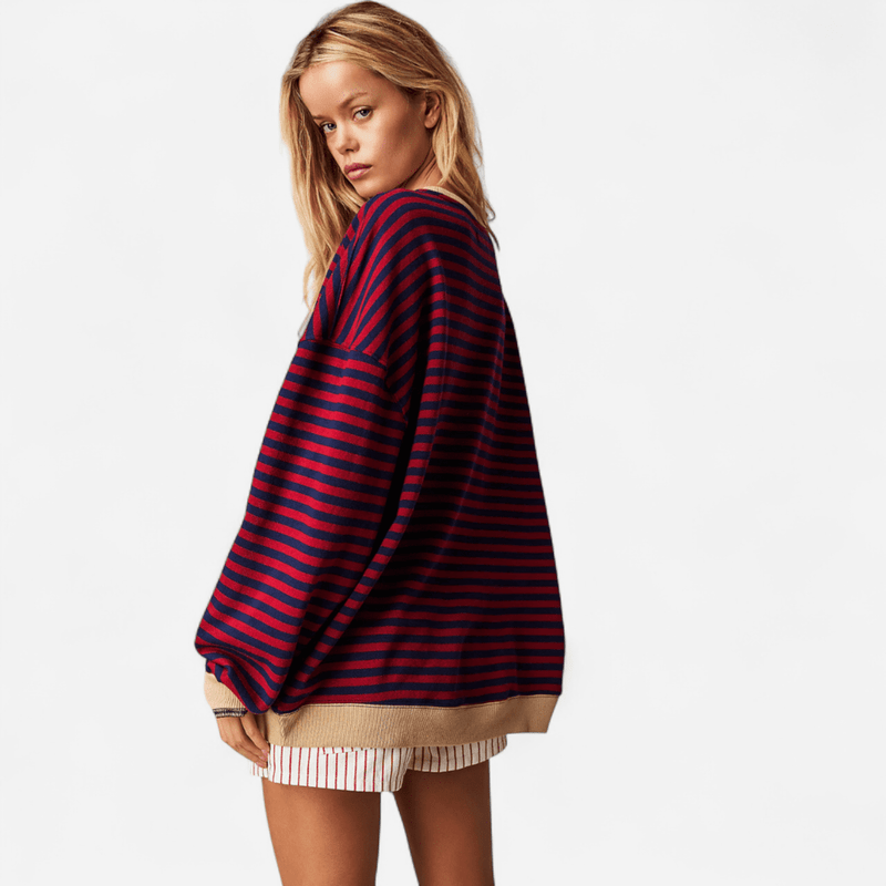 Chandail rayé oversize