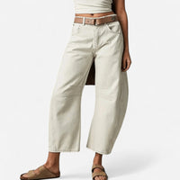 Jeans baggy taille haute