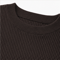 Robe longue plissée à haut en tricot