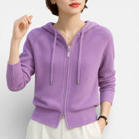 Kangourou zippé en tricot