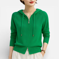 Kangourou zippé en tricot